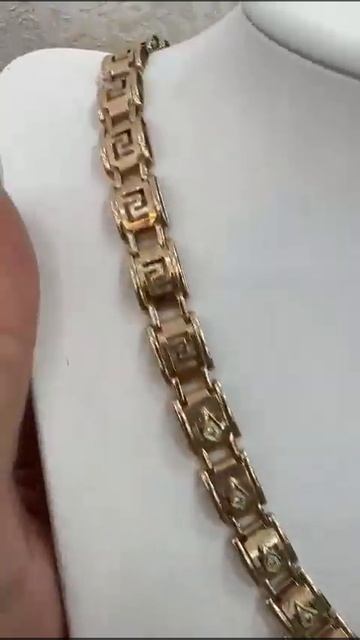 Колье золото 585пр. 48см.вес 26.1гр. Цена 5100 за гр..+79788397060 ва смотреть онлайн