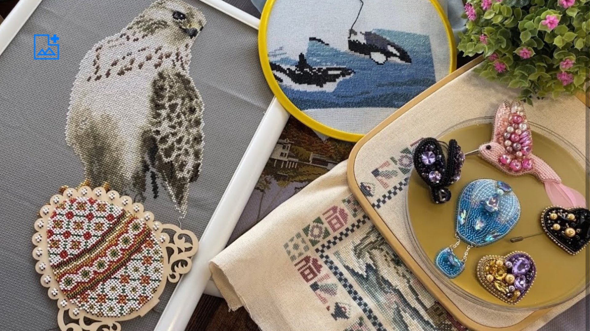 Вышивка крестом.Итоги марта 2022:готовые работы,процессы и планы. смотреть онлайн