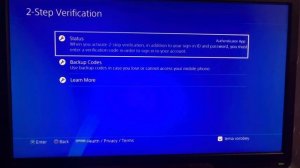 Как выключить (2-step) двухфакторную аунтификацию на ps4  (P