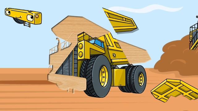Развивающий мультик- игра "Машинки часть 2", пазлы для д смотреть онлайн