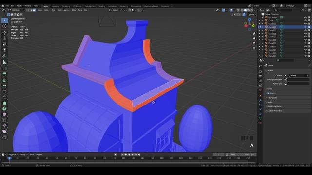 Группы сглаживания в BLENDER. Урок 19 смотреть онлайн