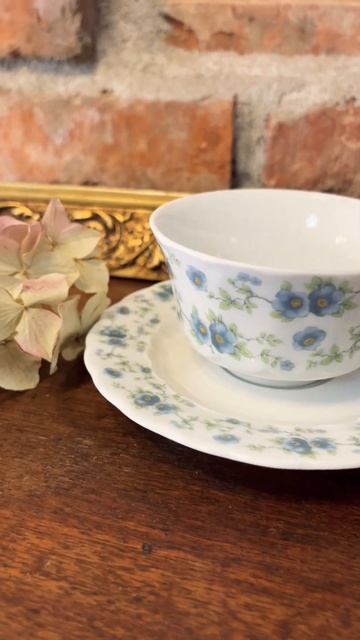 Антикварная кофейная, чайная пара. Германия. Эшенбах .