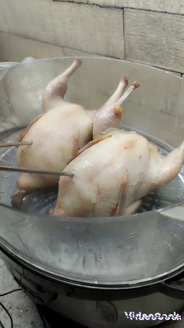 Перепёлки в пароварке , аля ветчина . смотреть онлайн