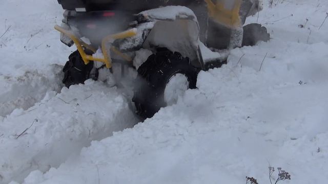 Вторая Часть 30.01.16: Stels сломалась гусиница, 570 BRP чудо квадрик.