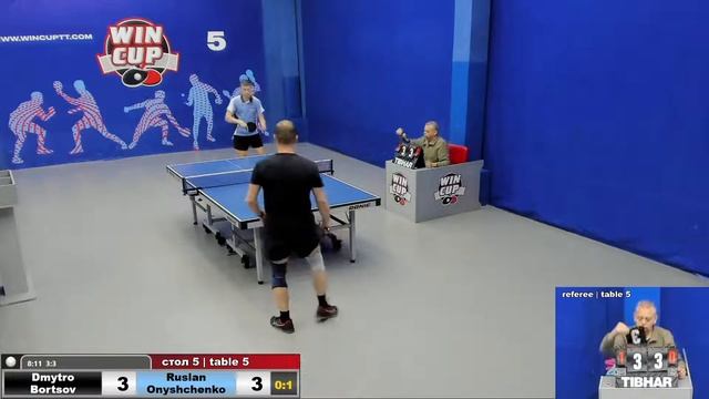 14:00 Борцов Дмитрий 0-3 Онищенко Руслан  Cтол 5  ЮГ-4  09.05.22