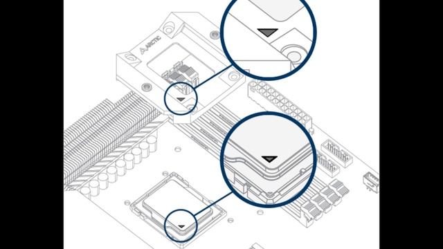 Как установить Arctic cooling liquid freezer iii краткое руководство смотреть онлайн