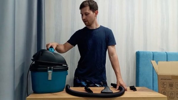 Распаковка — Профессиональный пылесос Bort BSS-1212