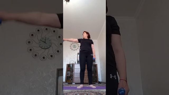 после трансплантации лёгких,мои домашние тренировки.