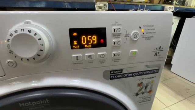 Стиральная машина Hotpoint 40 см с гарантией смотреть онлайн