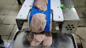 Нарезка горизонтальным слайсером куриной грудки и ка?