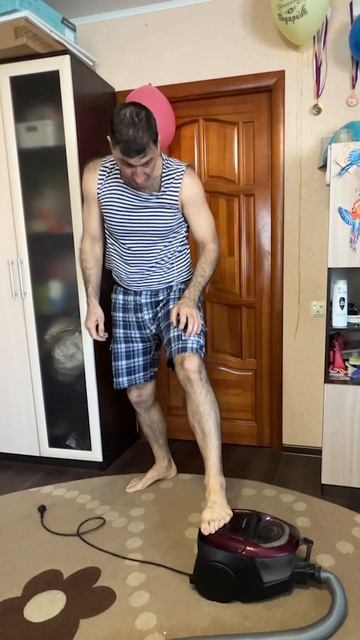 Когда первый раз увидел пылесос