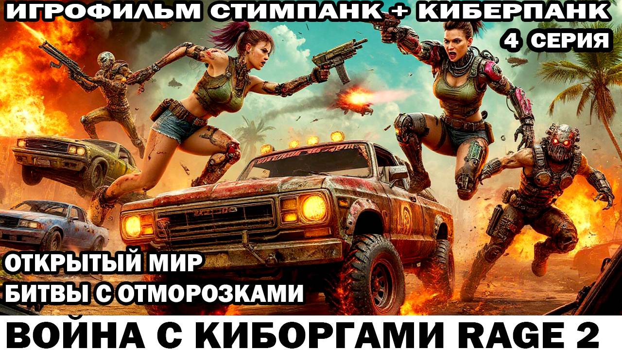 Хмыри пустошей Война с киборгами Rage2 в стиле стимпанк киберпанк фоллаут 4 серия #киберпанк смотреть онлайн