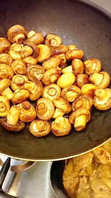 Шашлык с грибами в духовке! #готовимдома #жариммясо #ед смотреть онлайн