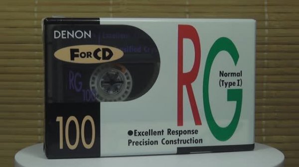 Denon RG 100 1990год. Красивый и приятный #audiocassette #denon