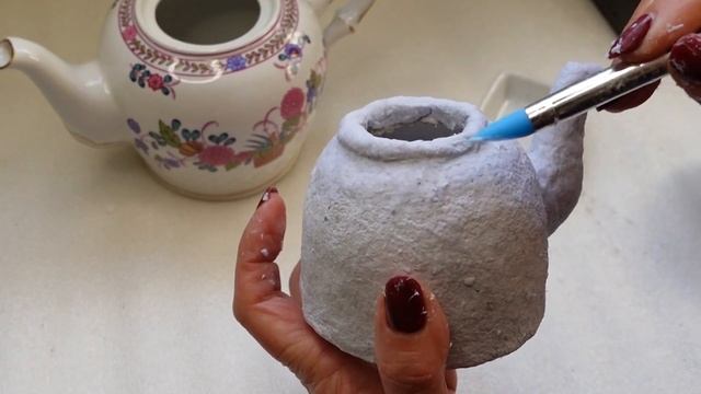 ♻️Чайник из папье-маше [diy] смотреть онлайн