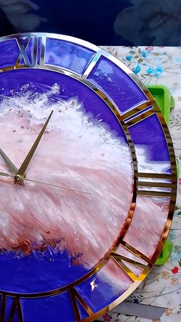 настенные часы из эпоксидной смолы смотреть онлайн