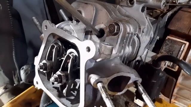 Ремонт, сборка двигателя мотоблока 168F 170F 177F 188F смотреть онлайн