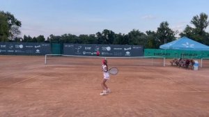 Большой теннис дети Кувшинова Елена 8 лет взрослый мяч