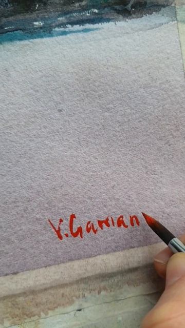 Италия в моем сердце. Акварельная картина с лигурийск? смотреть онлайн