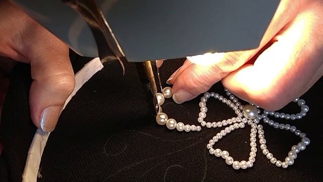 18 Урок. Вышивка бисером на швейной бытовой машине.
