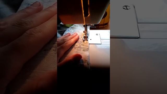 2 часть швейной машинки. Шитье мешочка