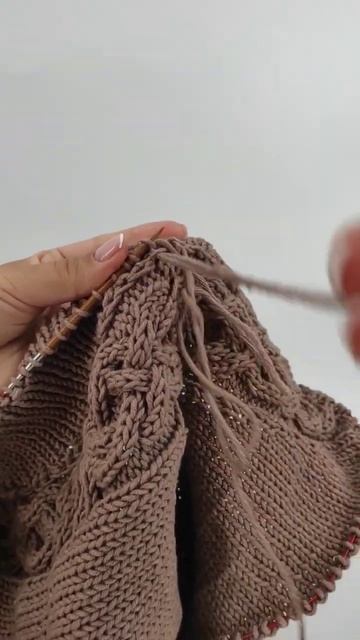 How To Sew Open Loops 🧷 Как пришить открытые петли#knit #knitting #knitti