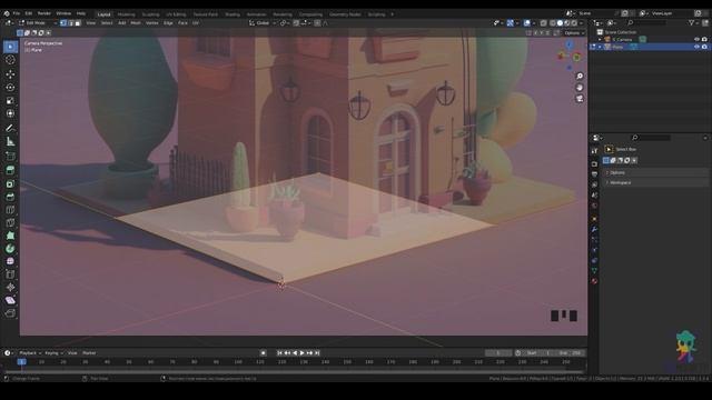 3D моделирование в BLENDER. Урок 3 смотреть онлайн