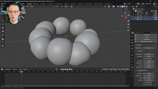 Раздувание объектов | Inflate objects | blender 3d для новичков смотреть онлайн