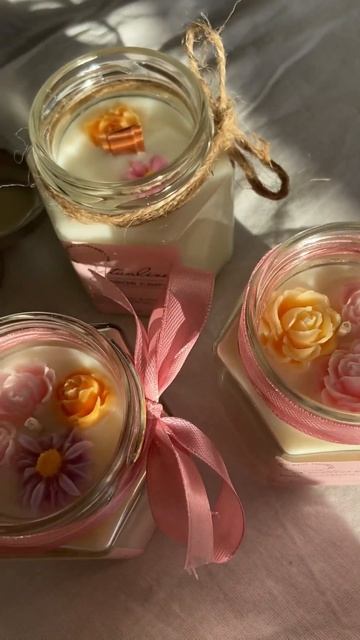 Делаю свечи своими руками🕯🌸 Подписывайся🤗 #свечи #? смотреть онлайн