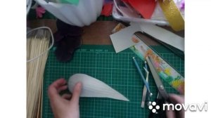 Пион , изолон, на плоском плафоне, часть 2