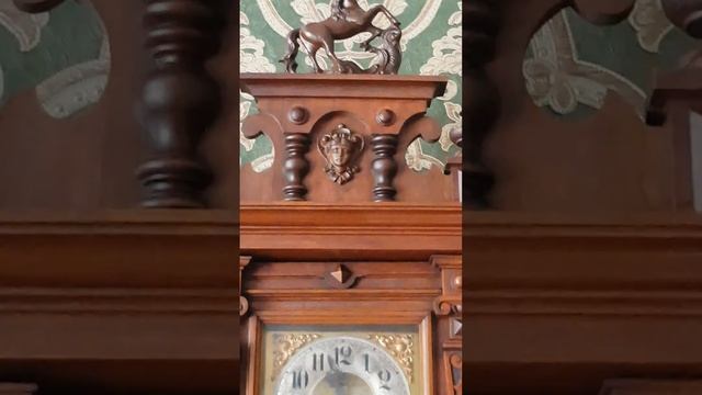 Настенные часы с боем. Gustav Becker. смотреть онлайн