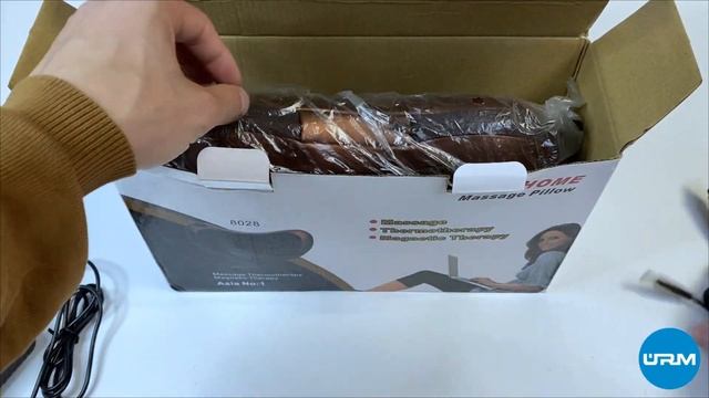 Массажная подушка с ИК-подогревом для шеи и спины URM Mass смотреть онлайн
