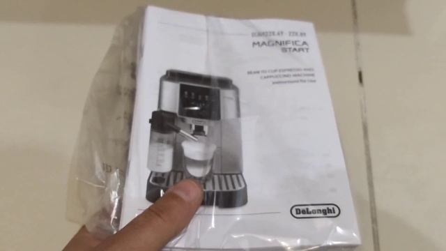 Распаковка — Кофемашина DeLonghi Magnifica Start