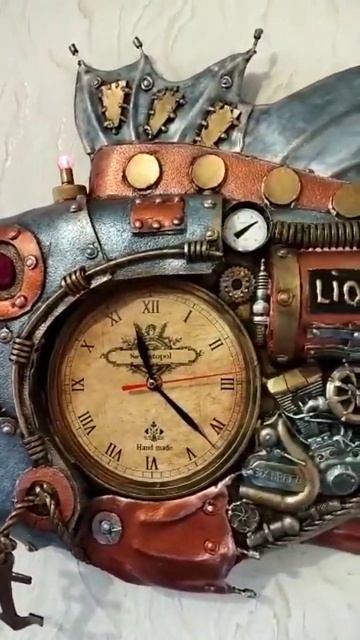 Стимпанк часы 
