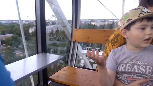 Над Дзержинском. Новое колесо обозрения. смотреть онлайн