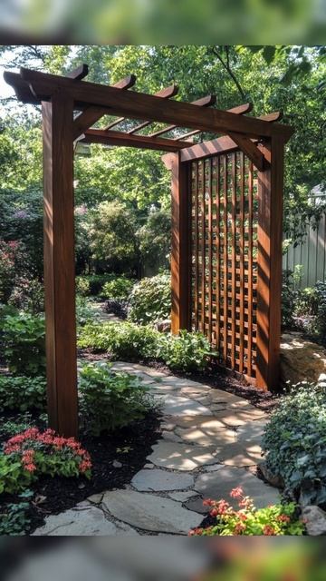 Деревянная пергола для сада 🌱🏠 смотреть онлайн