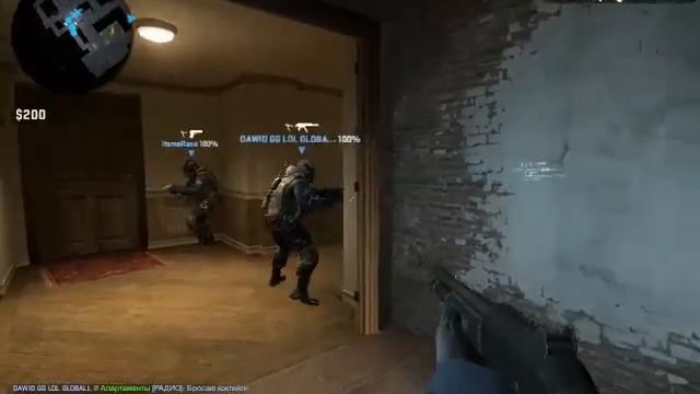 Counter Strike Global Offensive крутой момент смешной момент 2021