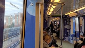 Все новогодние поезда Московского метрополитена 2025. «