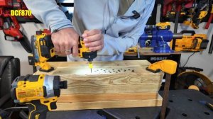 DeWALT DCF870 против DCF860: Битва лучших ударных шуруповертов!