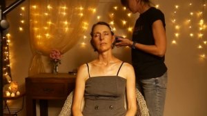 АСМР Блаженное расслабление - массаж лица и области де