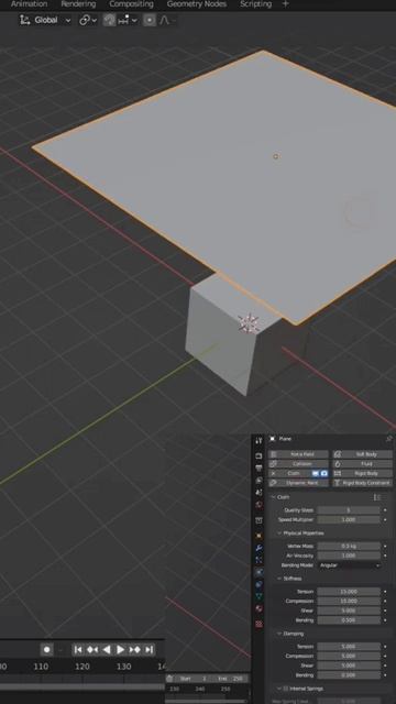 Создание тряпки #тряпка #blender #3d #blender3d #tutorial смотреть онлайн