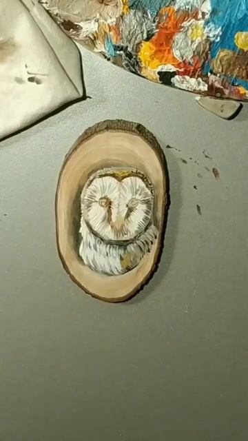 Сова (магнит на холодильник)