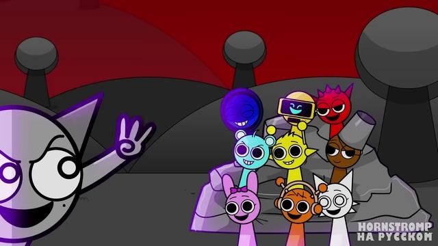 Мульт Спрунки 50 часть - 24 часа в заброшенном бункере #Спрунки #Sprunki смотреть онлайн