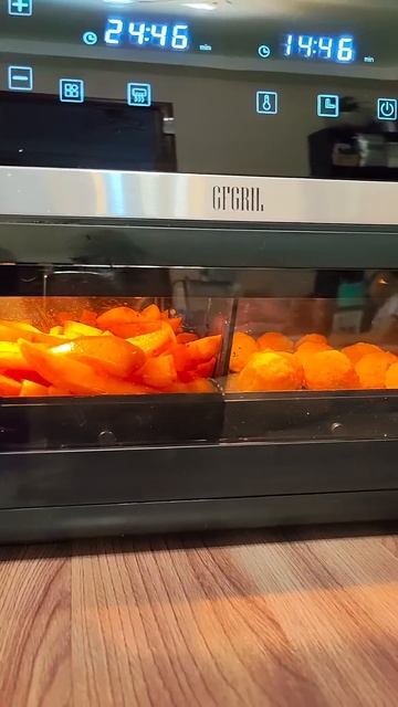 Аэрогриль всегда мне готовит картошечку 😋 смотреть онлайн