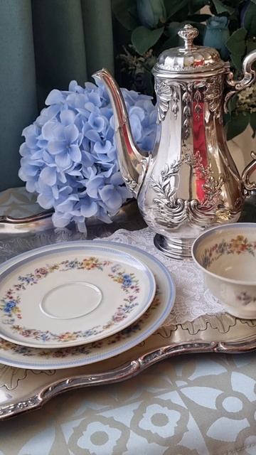 Чайная тройка Розенталь Антикварный чайник Франция смотреть онлайн