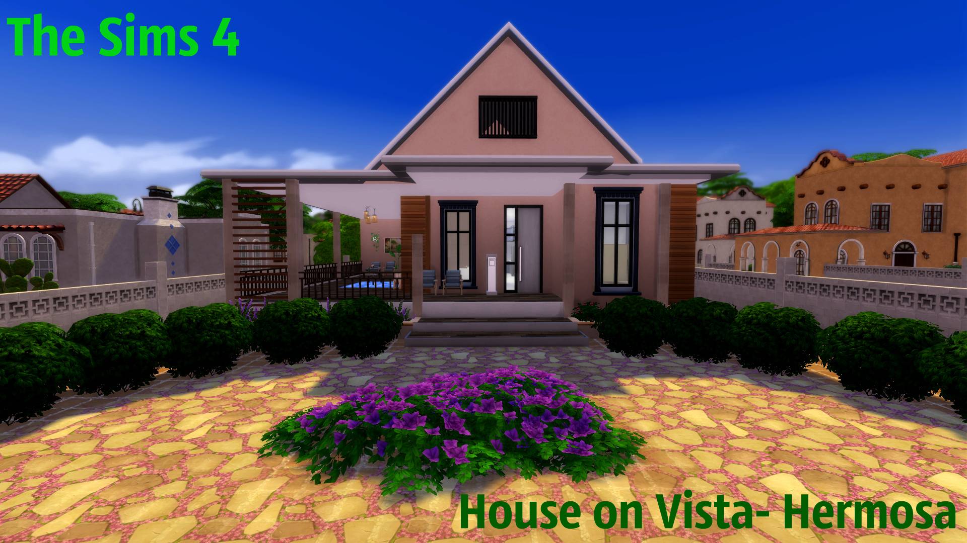 THE SIMS 4|House on Vista -Hermosa смотреть онлайн