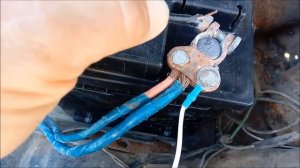 Не заводится ВАЗ 2106 - плохой контакт акамулятора/Чайни