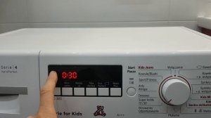 Как снять блокировку от детей в стиральной машине bosch s