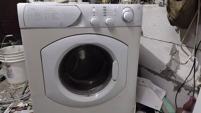 стираем на настоящем Ariston