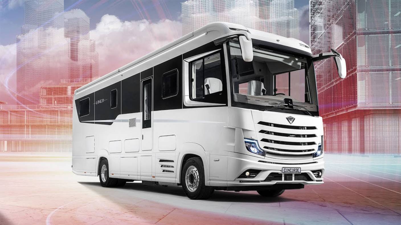 Красивый, но неоправданно дорогой европейский автодом. 571 000 евро только там. Concorde 990 RLI смотреть онлайн